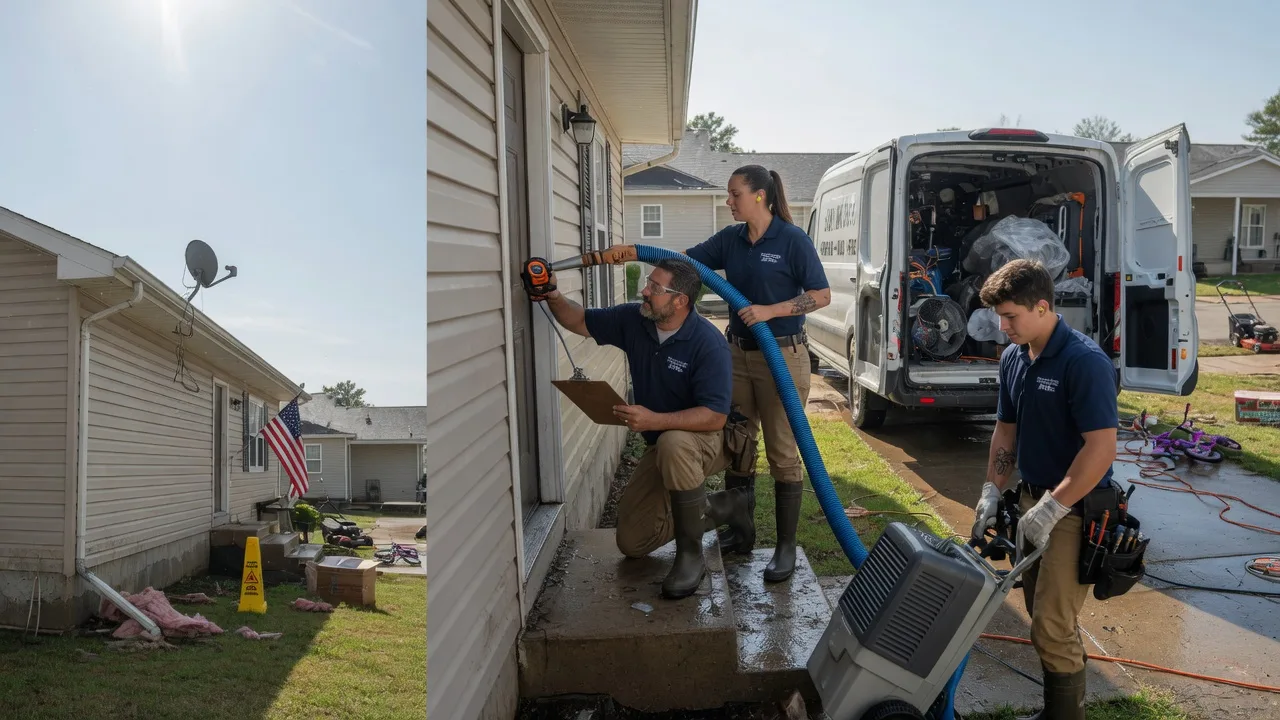 Ceiling Water Damage Restoration in Vincent, AL near me